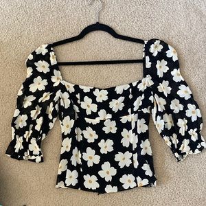 Reformation Floral Top